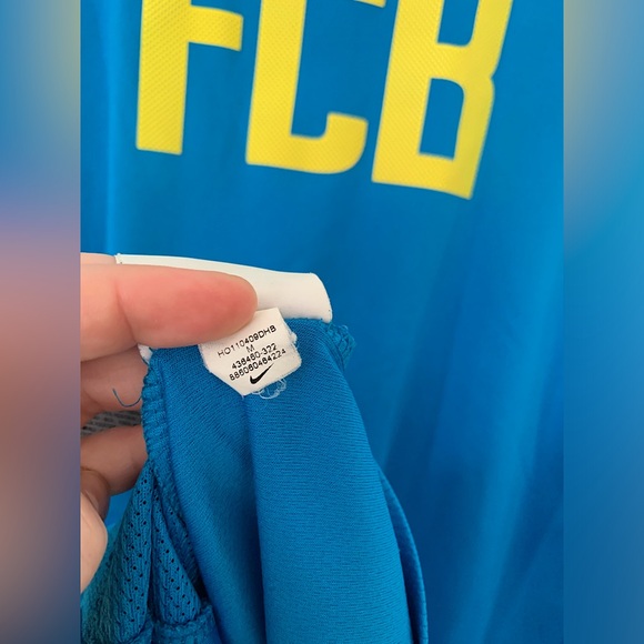 Nike FC Barcelona Football Soccer Authentic Training Jersey Dri-Fit - Picture 8 of 8